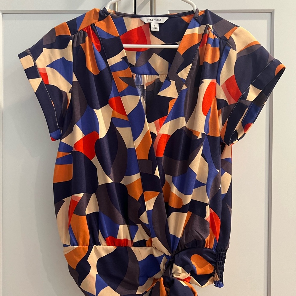 Nine West printed blouse